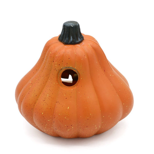Halloween Decoration Clearance! Halloween LED Light up Pumpkins Fall Decorations, 9.44" X 7.87" Resin Waterproof Jack O Latern Lamp, Home Table Top Porch Props Decor for Yard Garden Bar Indoor Outdoor