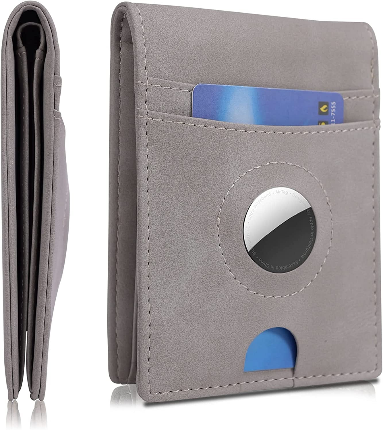 LCG Air Tag* Wallet Slim Bifold Mens Wallet