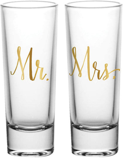 Set of 2 Shot Glasses Boss / Groom