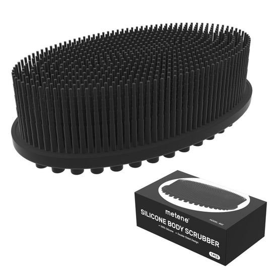 Soft Silicone Body Scrubber,Exfoliating Shower Scrubber for Cleansing Skin,Lathers Well