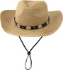 Summer Straw Cowboy Hat for Women