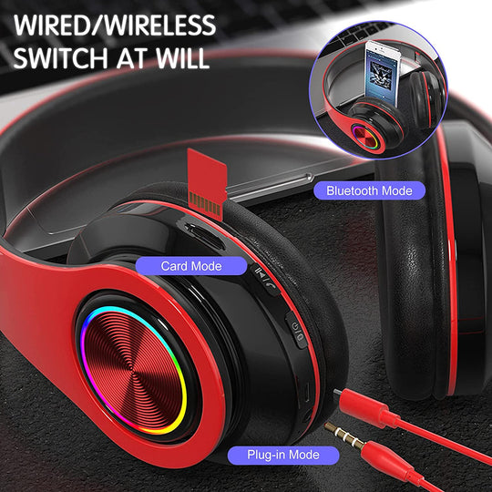 Over Ear Bluetooth Headphones Noise-Cancelling 