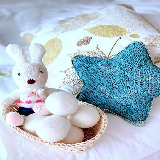 6- Pack Wool Dryer Balls Organic XL ,Save Time,Money,Energy