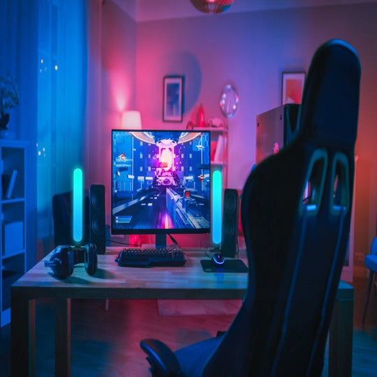 2 Pack LED Multi-Color Light Bar with Multi-Position Base & Remote