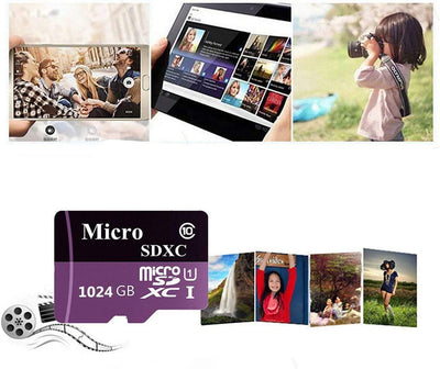 1024GB microSDXC Class 10 Memory Card for Smartphones and Tablets