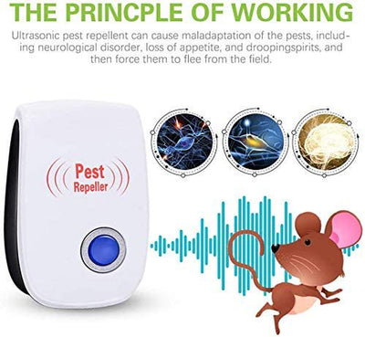  6 Pack Pest Repellent, Pest Control Plug in Indoor Pests for Mosquito, Insects,Cockroaches, Rats, Bug, Spider, Ant, Rodent