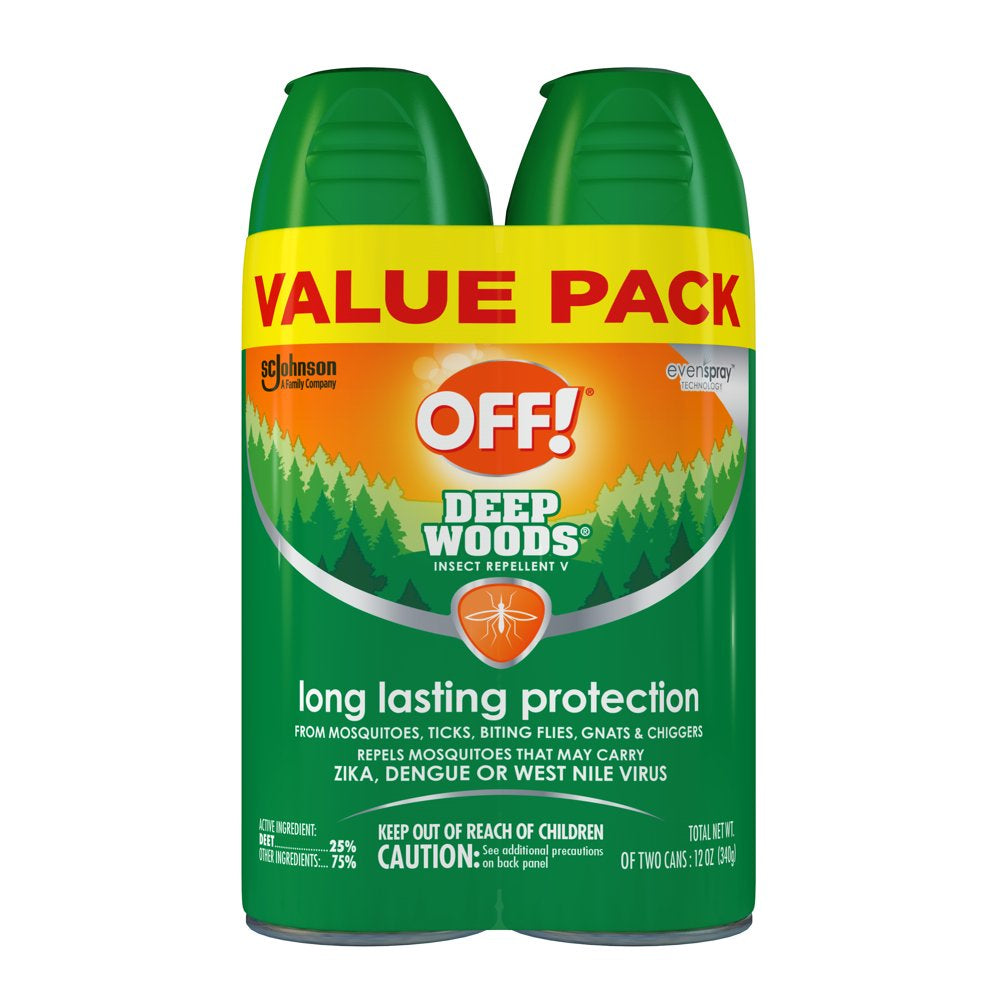 OFF! Deep Woods Insect Repellent V, 6 Oz, 2Ct