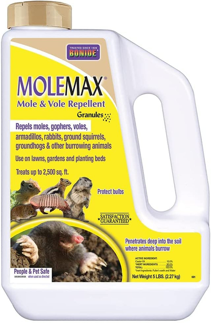  Mole & Vole Repellent Granules, 5 lbs. Ready-to-Use