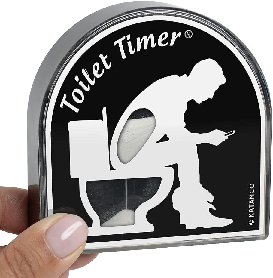 Toilet Timer by Katamco (Classic), Funny Gift for Men, Husband, Dad, Fathers Day, Birthday, Christmas Stocking Stuffer
