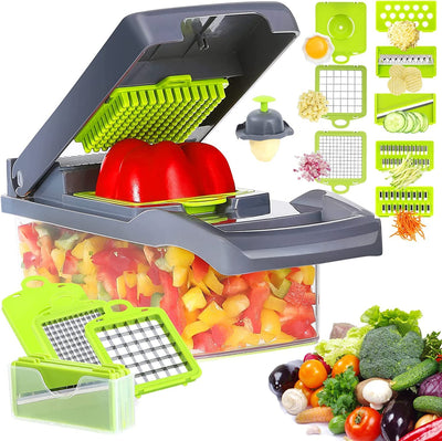 12-in-1 Multifunctional Veggie Chopper