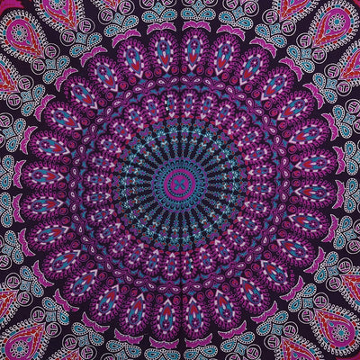 Colorful Cotton Bohemian Mandala Tapestry