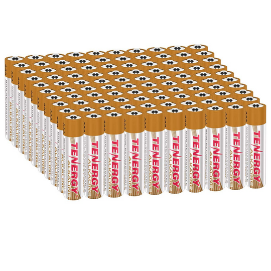 100 Pack High Performance 1.5V AA or AAA Alkaline Batteries