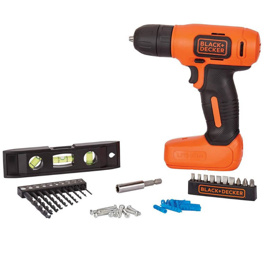 43 Piece BLACK+DECKER 8V MAX Home Tool Kit