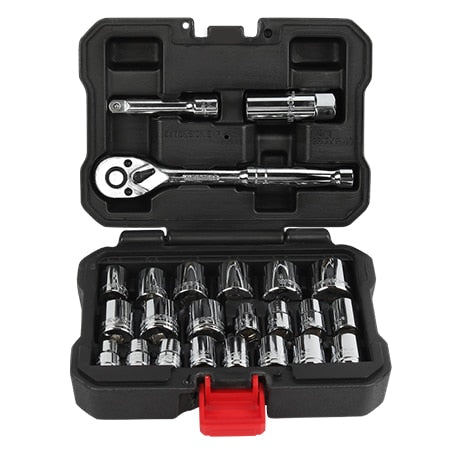 Professional Car Repair Ratchet Wrench Socket Tool Set