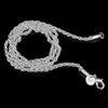 925 Sterling Silver Rope Necklace