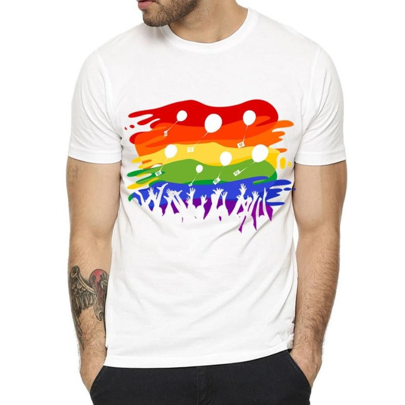 Rainbow Stripes with Arms Shirt