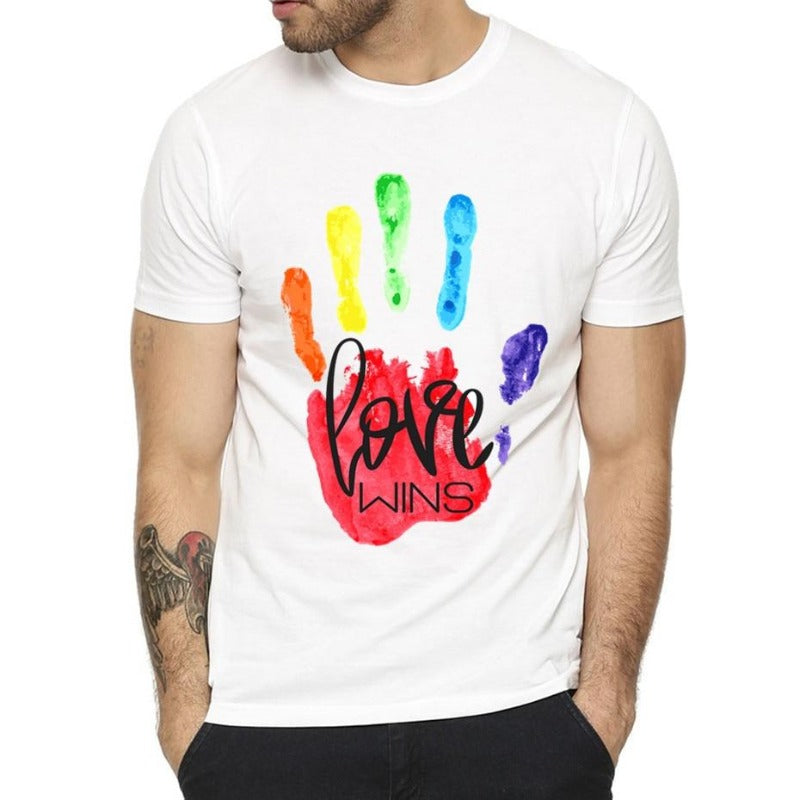 Love Wins Handprint Shirt