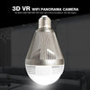 Wireless WiFi 180/360 Degree Panoramic Surveillance IP Camera Light Bulb