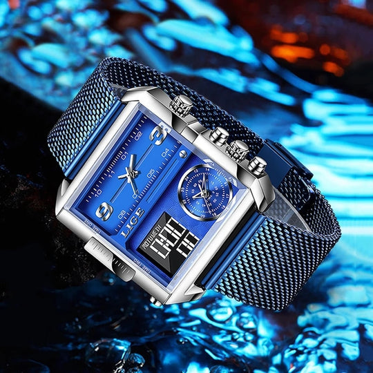 Men's Quartz Waterproof Digital Sports Watch