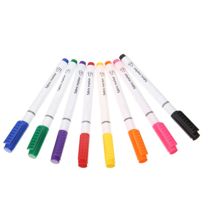 2 Packs of 8 Fabric Marker Paint Pens DIY Crafts