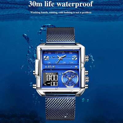 Men's Quartz Waterproof Digital Sports Watch