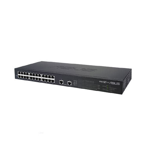 ASUS GX1026 24-Port 10/100Mbps & 2-Port 10/100/1000Mbps Fast Ethernet Switch