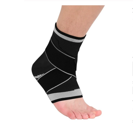 Elastic Adjustable Nylon Ankle Support Strap Brace