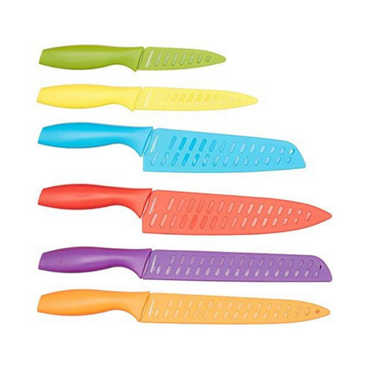 12 Piece: Colored Knife Set