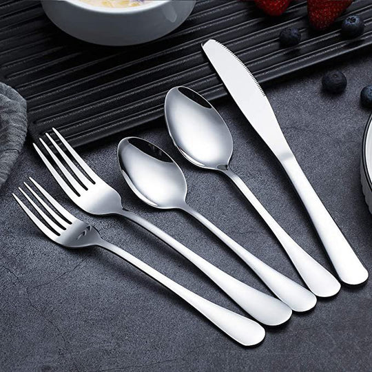 20 Piece Stainless Steel Silverware Set - Service for 4