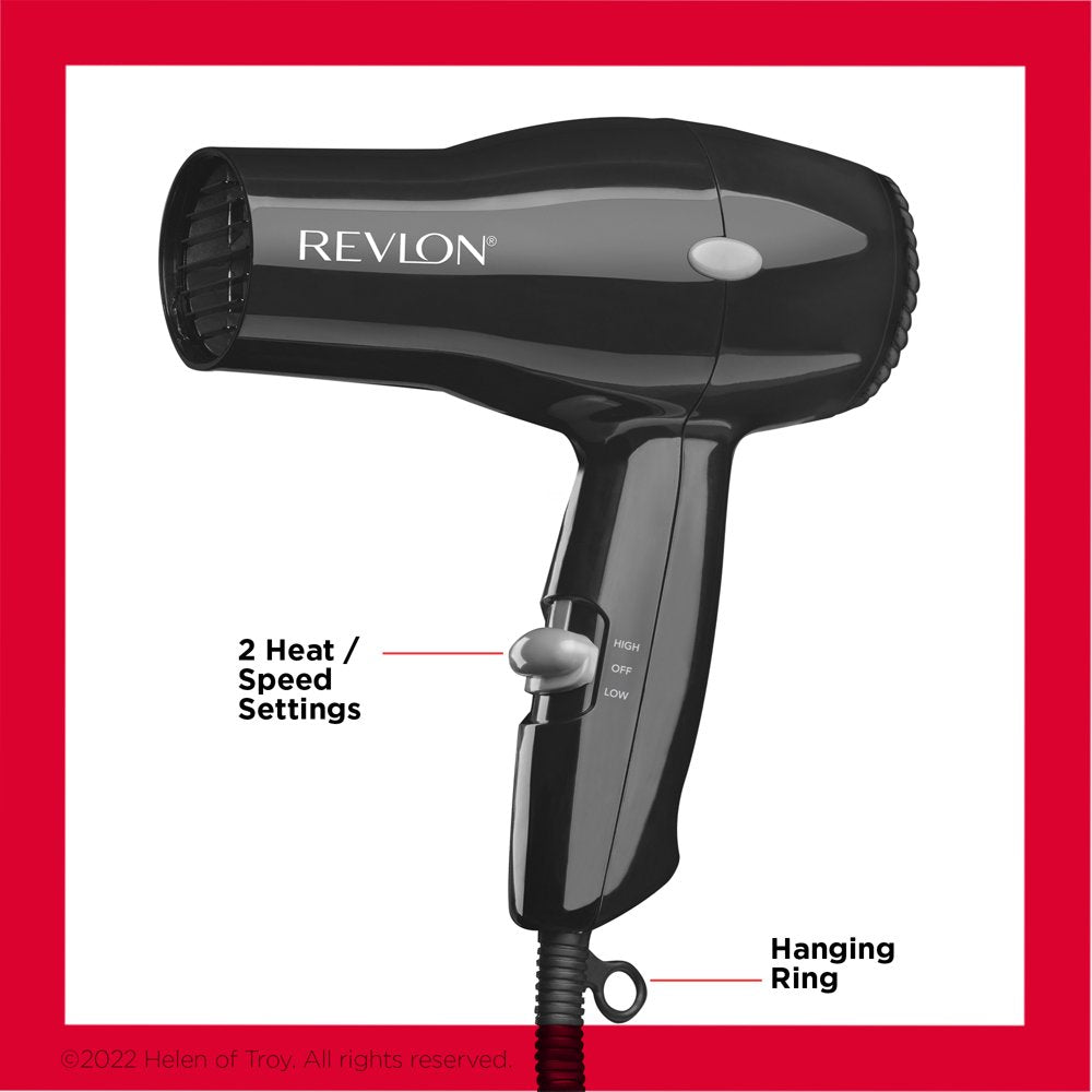 Compact Hair Dryer - 1875W Lightweight Design - Perfect for Travel