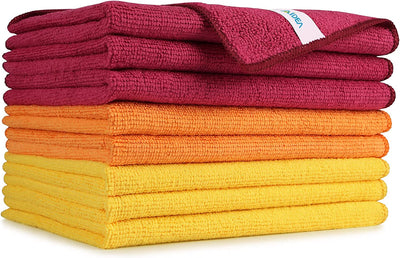  Microfiber Cleaning Cloths-8PK