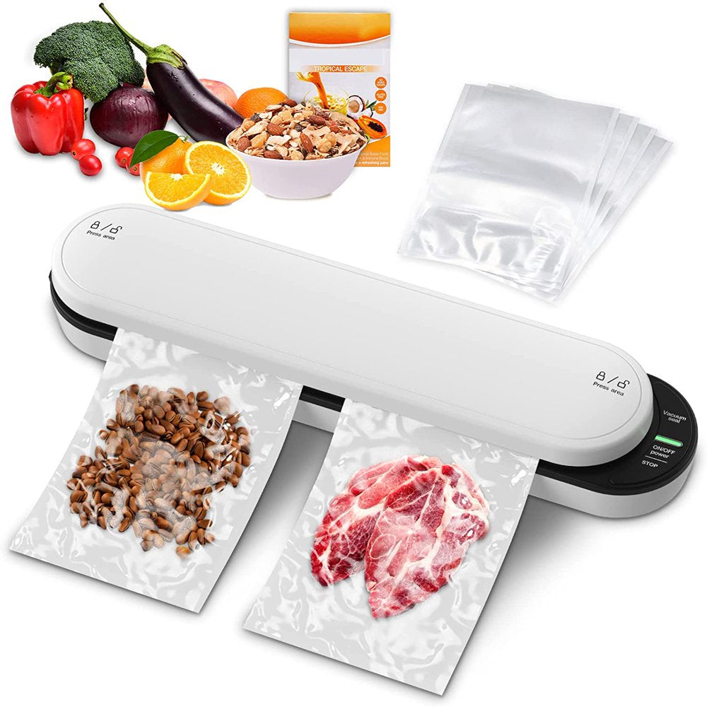 Vacuum Sealer Machine, Automatic Food Vacuum Saver for Food Preservation Air Sealing Packing System