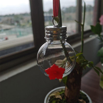 Hummingbird Feeder with Flower Ports