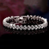 925 Sterling Silver Crystal Diamond Bracelets 