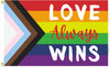 Progress Pride Flag 3x5 ft, Gay Lesbian Transgender Bisexual Flag, Vivid Color LGBTQ Community Rainbow Flags UV Fade Resistant for Indoor Outdoor