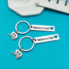 2pcs  Happy Camper RV Keychain Camping Gifts for Men Women Camper Trailer