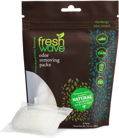 Fresh Wave Lavender Odor Eliminating & Deodorizing Packs | Bag of 6 | 