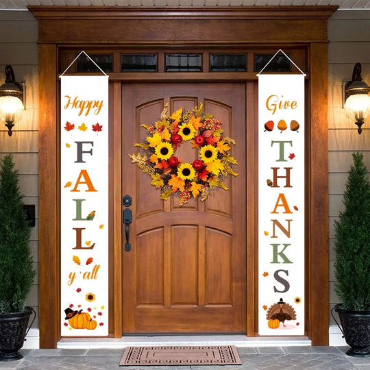 Happy Fall Porch Signs Fall Decorations for Home Outdoor