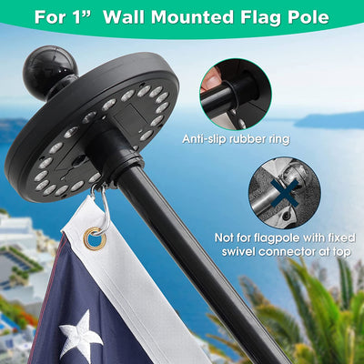 Solar Flag Pole Light