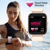 Smart Watch Fitness Tracker Heart Rate Monitor-IP68 Waterproof Pedometer for Android and iOS Phones, 1.54 Inch Digital Display Ultra-Long Battery Life