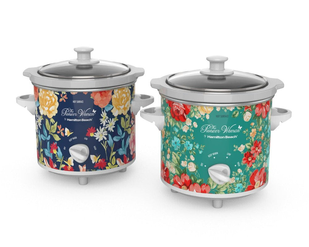 2 Pioneer Woman1.5-Quart Slow Cookers