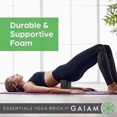 Essentials Yoga Brick | Sold as Single Block | EVA Foam Block Accessories for Yoga