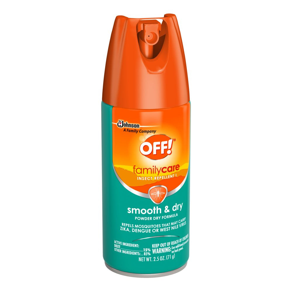 OFF! Familycare Insect Repellent I, Smooth & Dry, 2.5 Oz, 1Ct