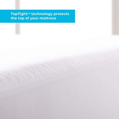 Waterproof Mattress Protector - Premium Smooth Fabric - Top Protection Only