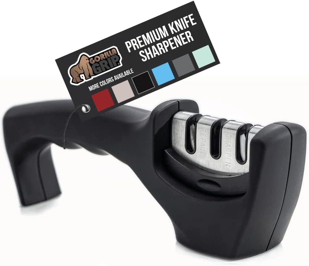 Gorilla Grip Easy to Use Knife Sharpener