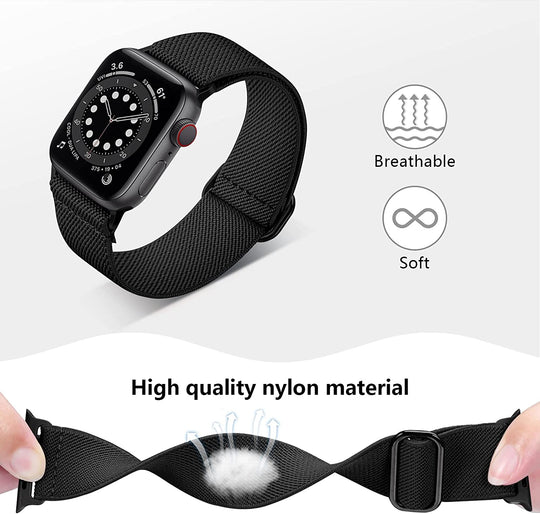 4 Pack Stretchy Bands Compatible for Apple Watch 