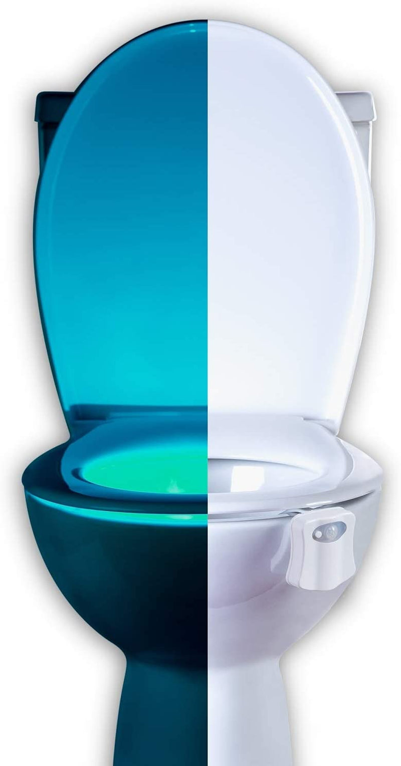 RainBowl Toilet Bowl Night Light with Motion Sensor 