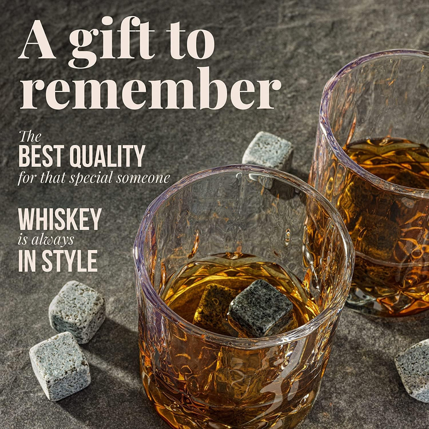  Granite Chilling Whiskey Rocks Set of 6