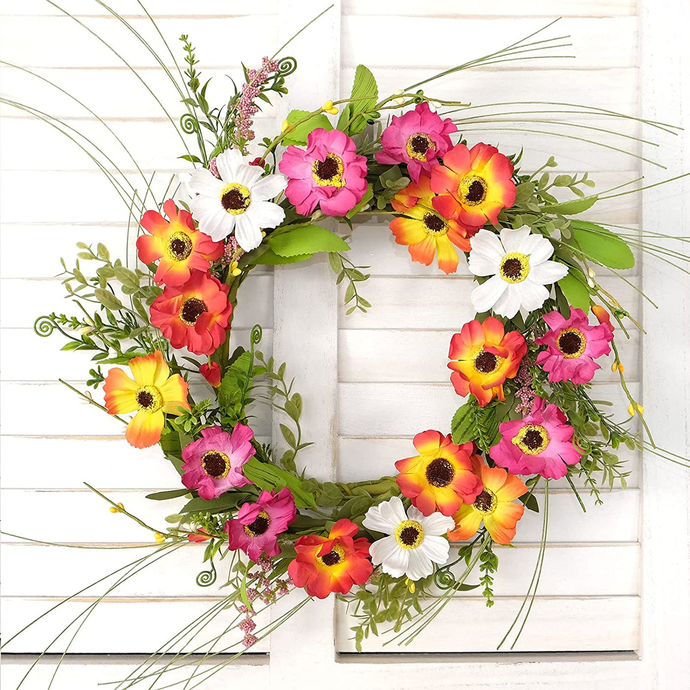 Spring Wreath for Front Door