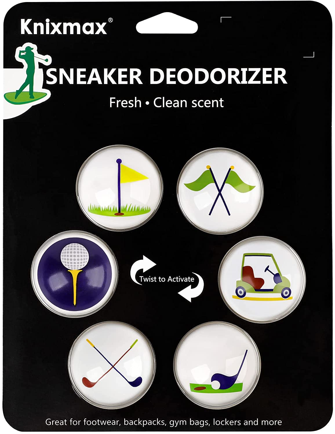 Sneaker Deodorizer Balls,  3 Pairs